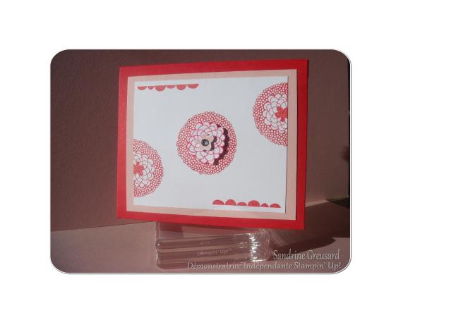 Sandrine Greusard Démonstratrice Stampin'Up Enveloppe merci recto
