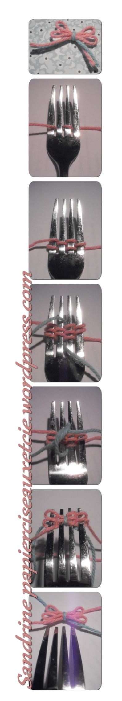 fabrication d'un noeud bow diy