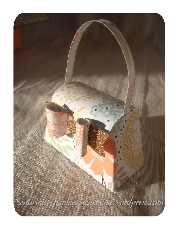 sac à main stampin up cadeau hôtesse