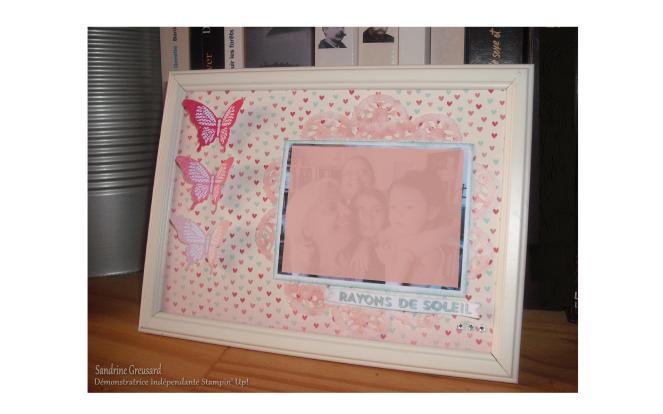 Sandrine Greusard Démonstratrice Indépendante Stampin'Up - Cadre Rayon de Soleil