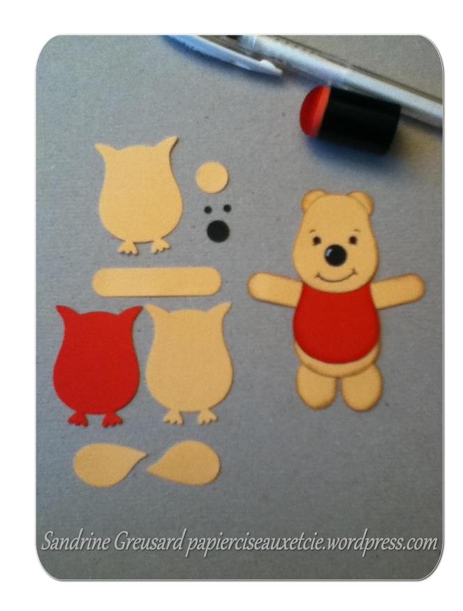 Winnie l'ourson - Sandrine Greusard Demonstratrice Independante Stampin'Up