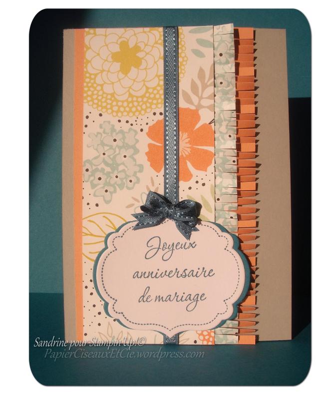Stampin Up Anniversiare mariage Sale a bration Moments mémorables