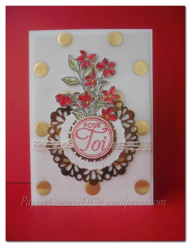 Crate fête des mères Stampin'Up! Sandrine Greusard