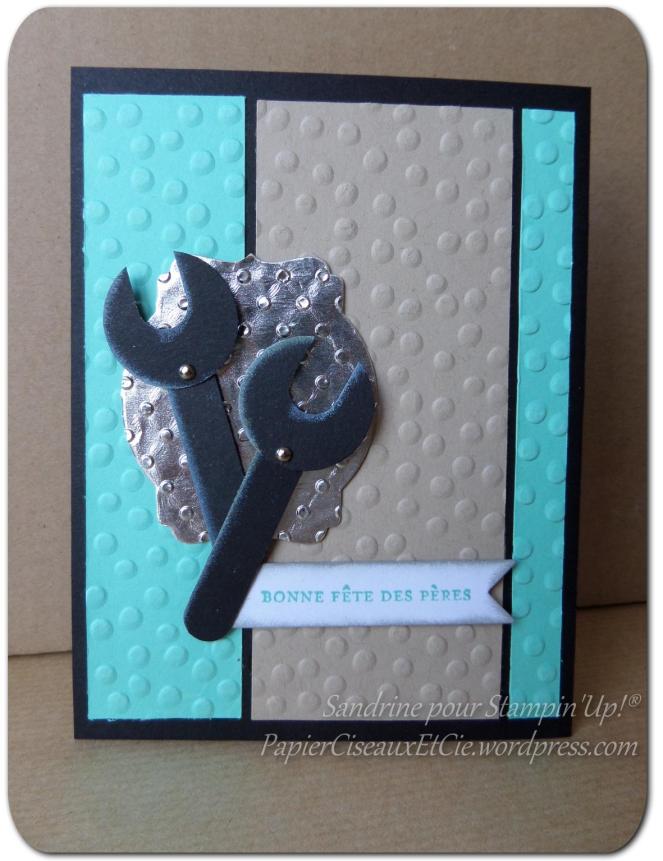 carte fêtes des pères 6 stampin up sandrine greusard