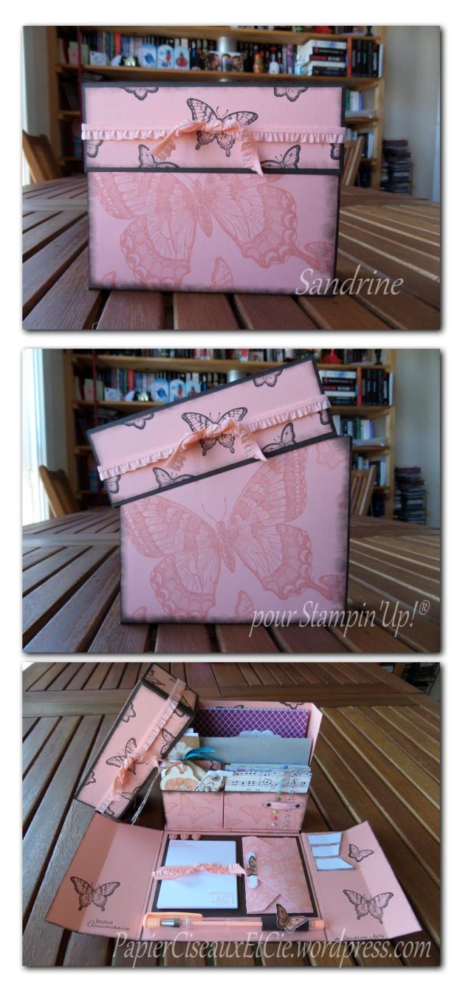 stationary box sandrine greusard pour Stampin'Up!