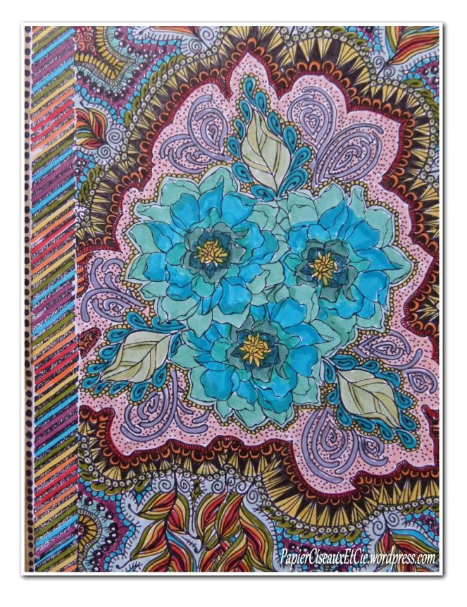 Art journal doodling papierciseauxetcie pas à pas 12