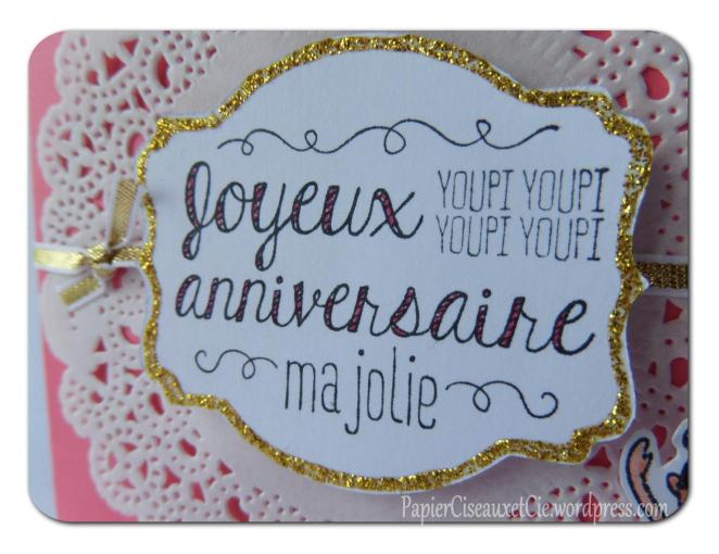 carte anniversaire souhaits sucrés detail 2 papierciseauxetcie