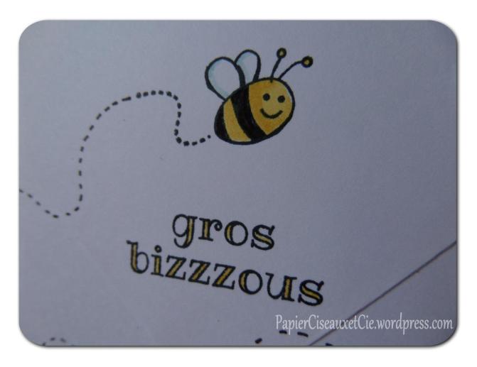 carte anniversaire souhaits sucrés enveloppe verso 2 papierciseauxetcie