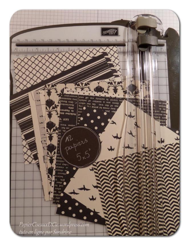 stampin up tutoriel agenda perpétuel 1 papierciseauxetcie