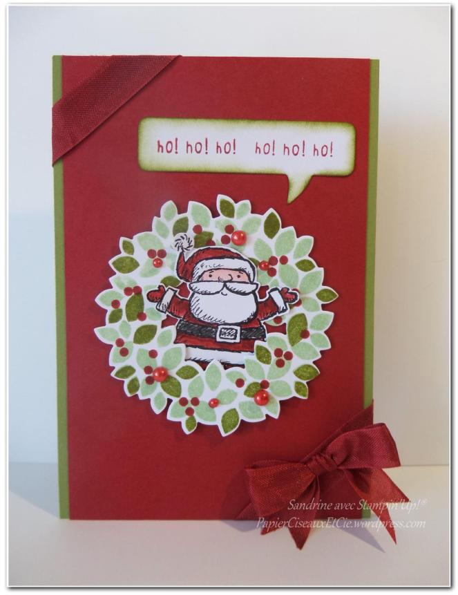 Carte Blog Hop Noël Stampinclass Sandrine PapierCiseauxEtCie