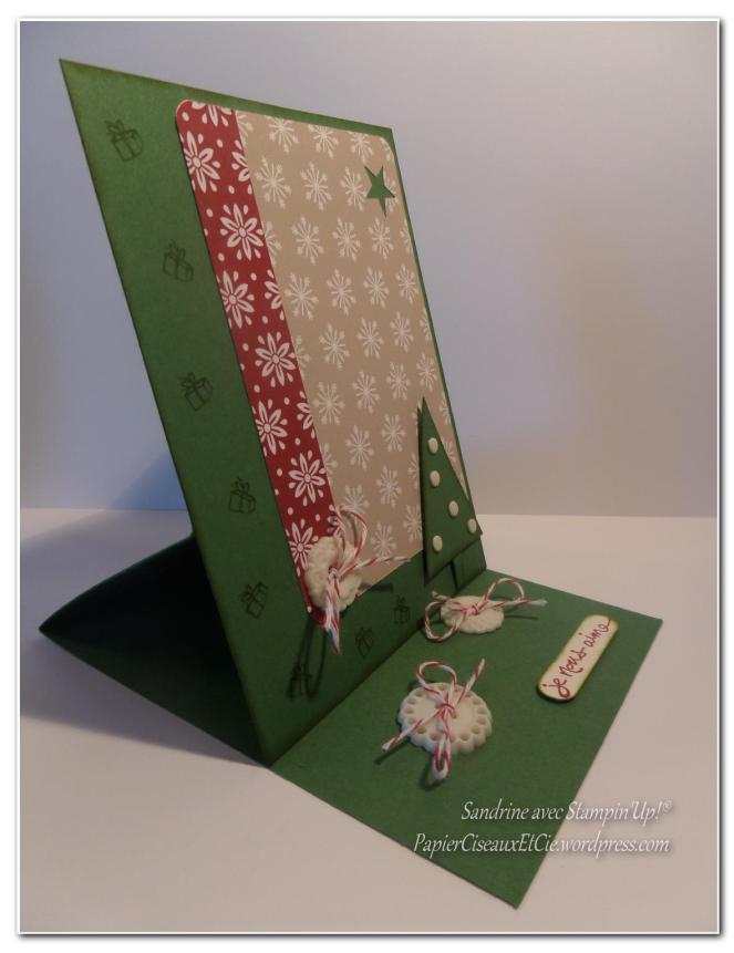 Carte chevalet Sandrine PapierCiseauxEtCie avec stampin up profil