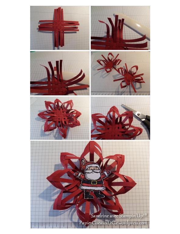 détail étoile père noël