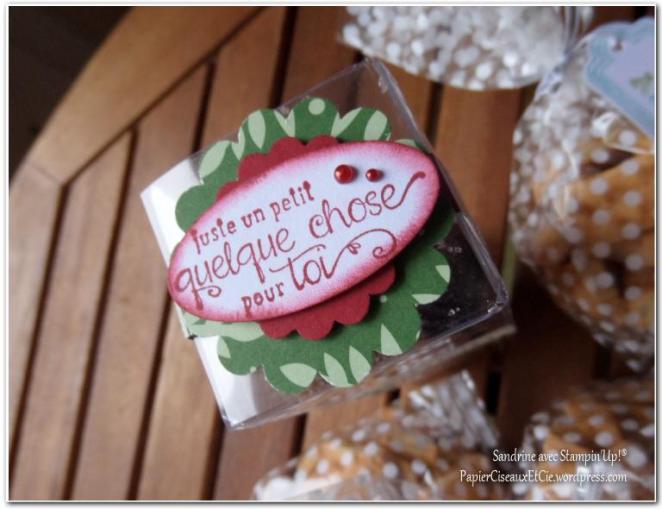 Gourmandises PapierCiseauxEtCie Stampin Up détail 1