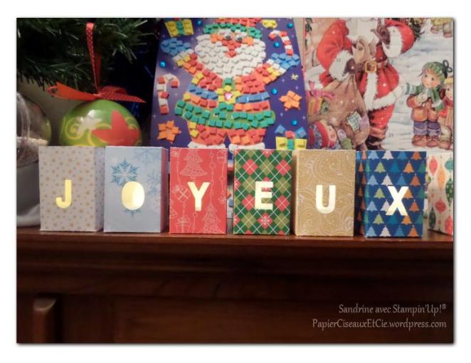 Lampions Joyeux Noel éclairés joyeux