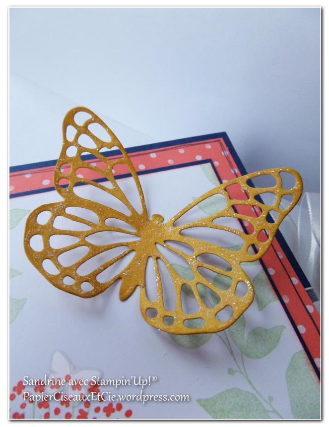 porte cartes 4 papillon