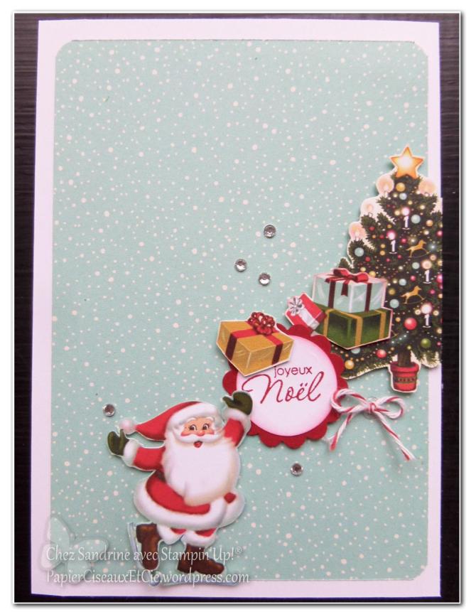 carte noel christmas santa stampin up papierciseauxetcie.wordpress.com
