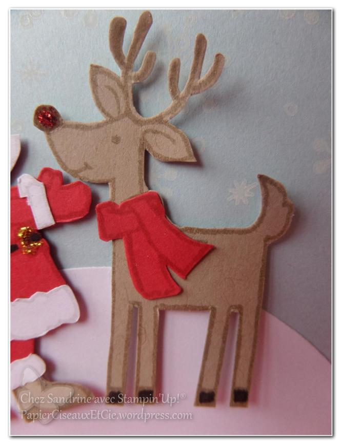 carte noel christmas santa gift stampinup papierciseauxetcie.wordpress.com renne