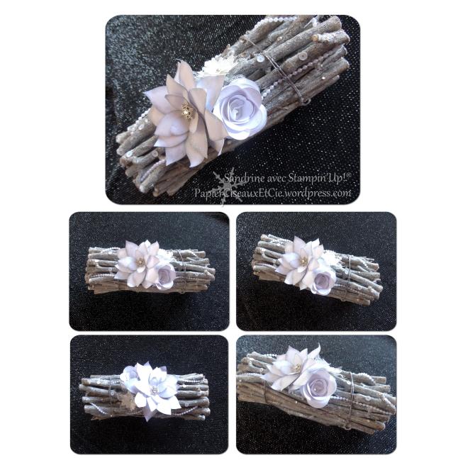 centre de table vue d'ensemble stampin up papierciseauxetcie