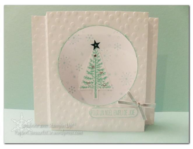 sandrine papierciseauxetcie fetival d'arbre carte de noel christmas card stampiin up