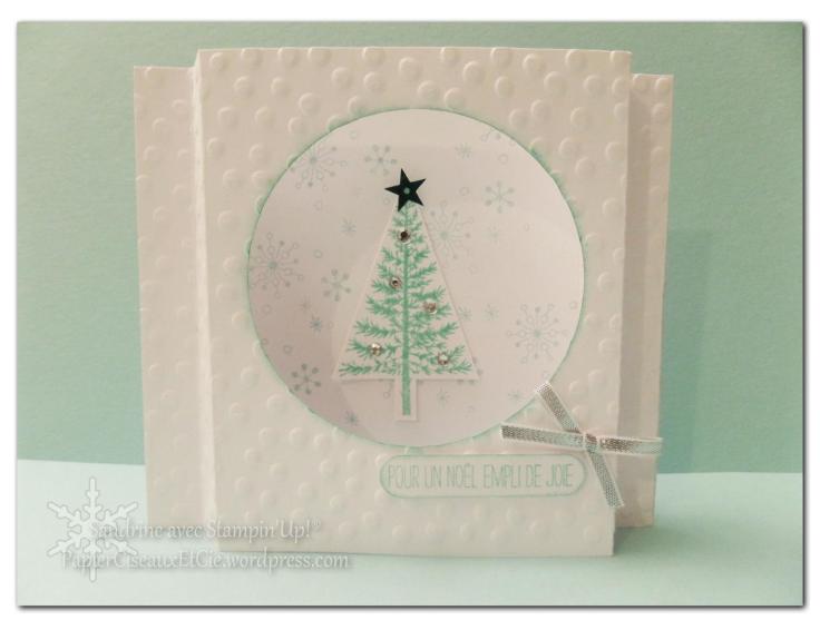 sandrine papierciseauxetcie fetival d'arbre carte de noel christmas card stampiin up