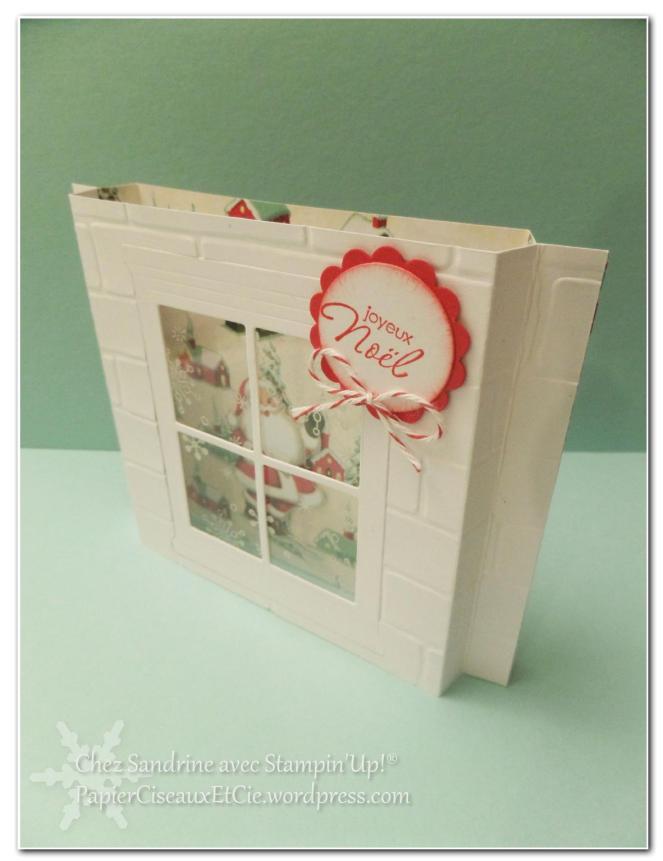 sandrine papierciseauxetcie marché de noel carte de noel christmas card stampin up detail