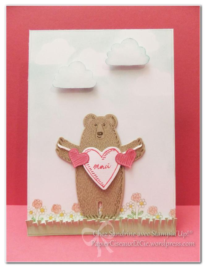 calinours papierciseauxetcie stampin up sandrine démonstratrice