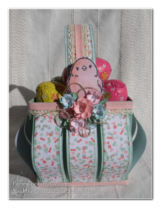 Blog hop des démonstratrices SU papierciseauxetcie panier de paques face