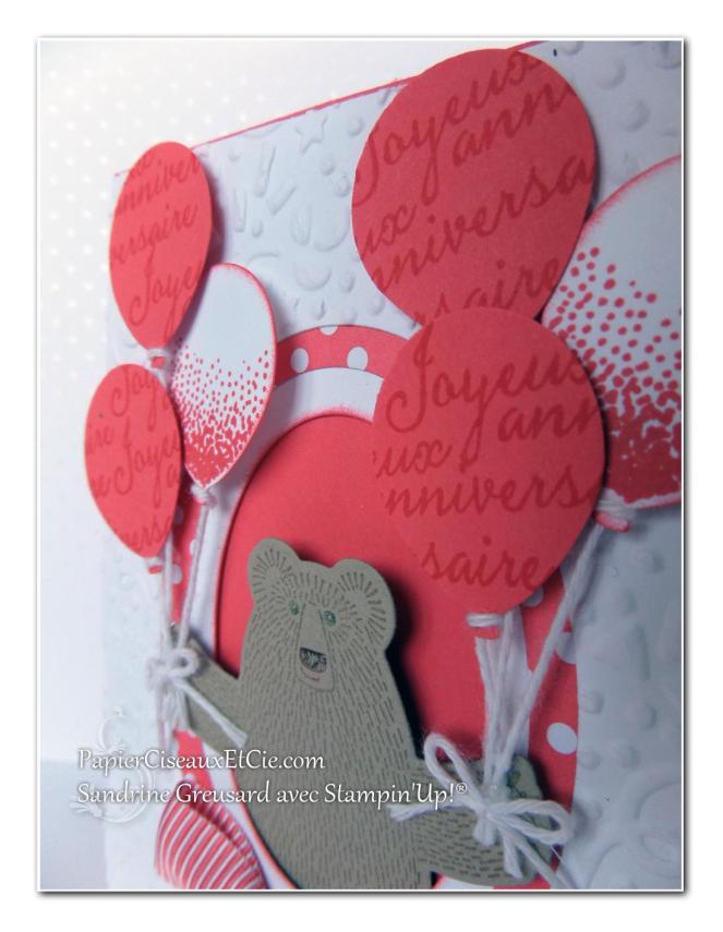 1 papierciseauxetcie onstage stampin up échantillon fraîcheurpastèque carte2 détail