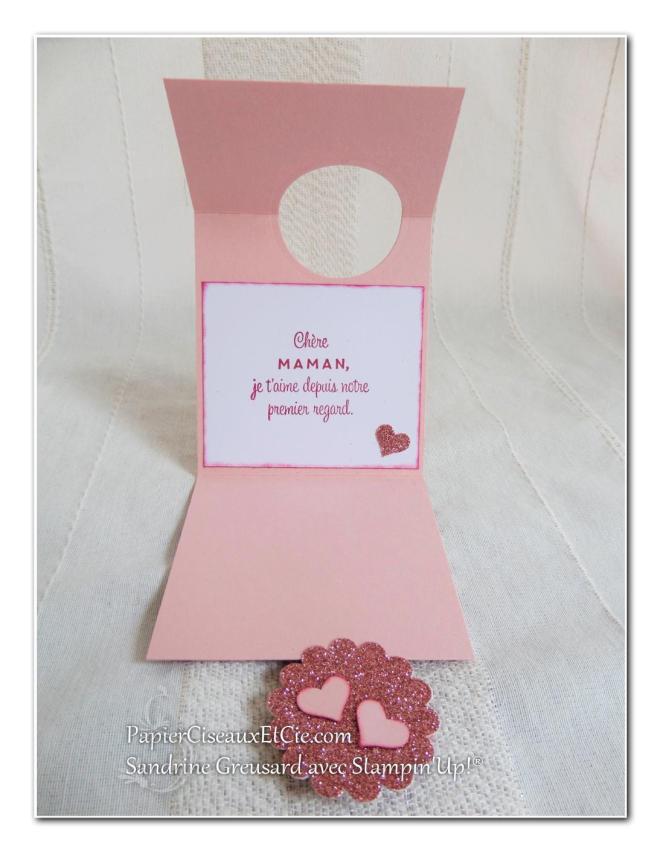 carte fête des mère mother day papierciseauxetcie ouverte