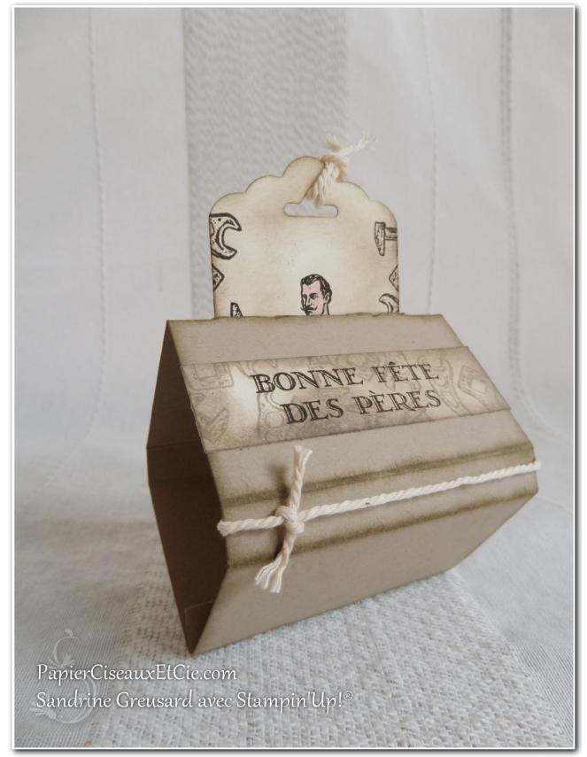 fête des pères stampin up ouverture en cours papierciseauxetcie