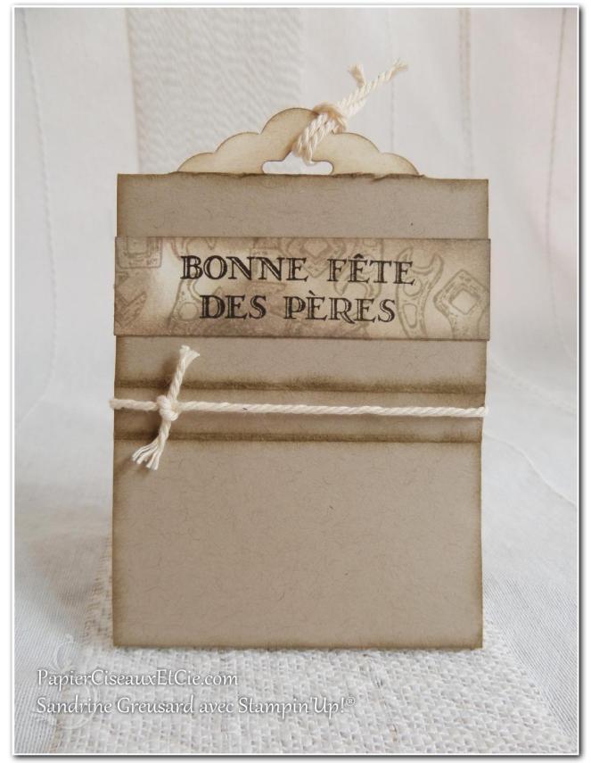 fête des pères stampin up papierciseauxetcie.com