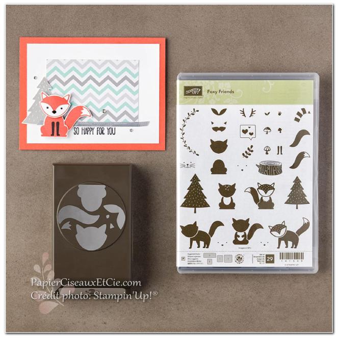 foxy friends stampin up 142326 141549 141470