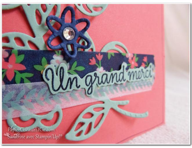 Thinlits en fleur détail stampin up papierciseauxetcie flourish