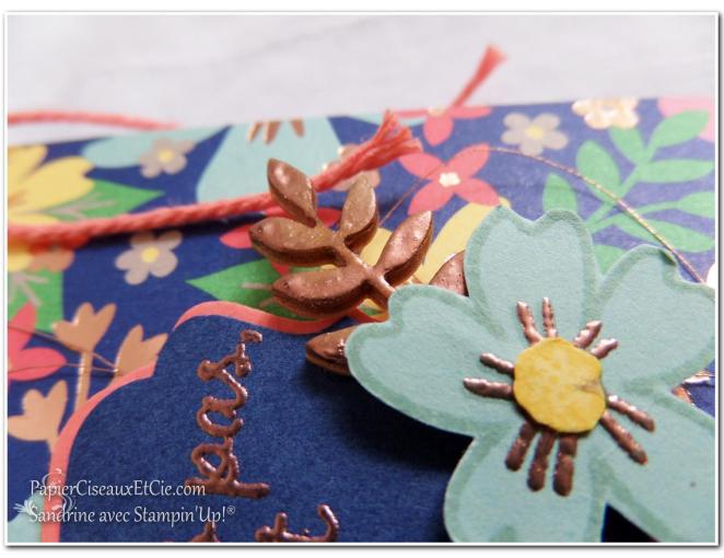 Carnet détail1 Stampin up Sandrine Greusard Papierciseauxetcie