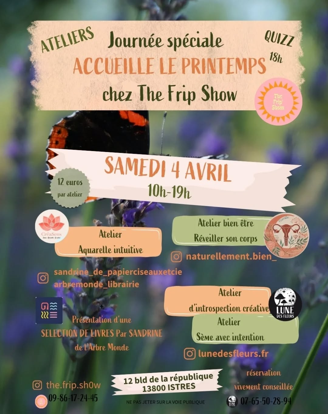 Matériel papier, couleurs et composition d’atelier créatif